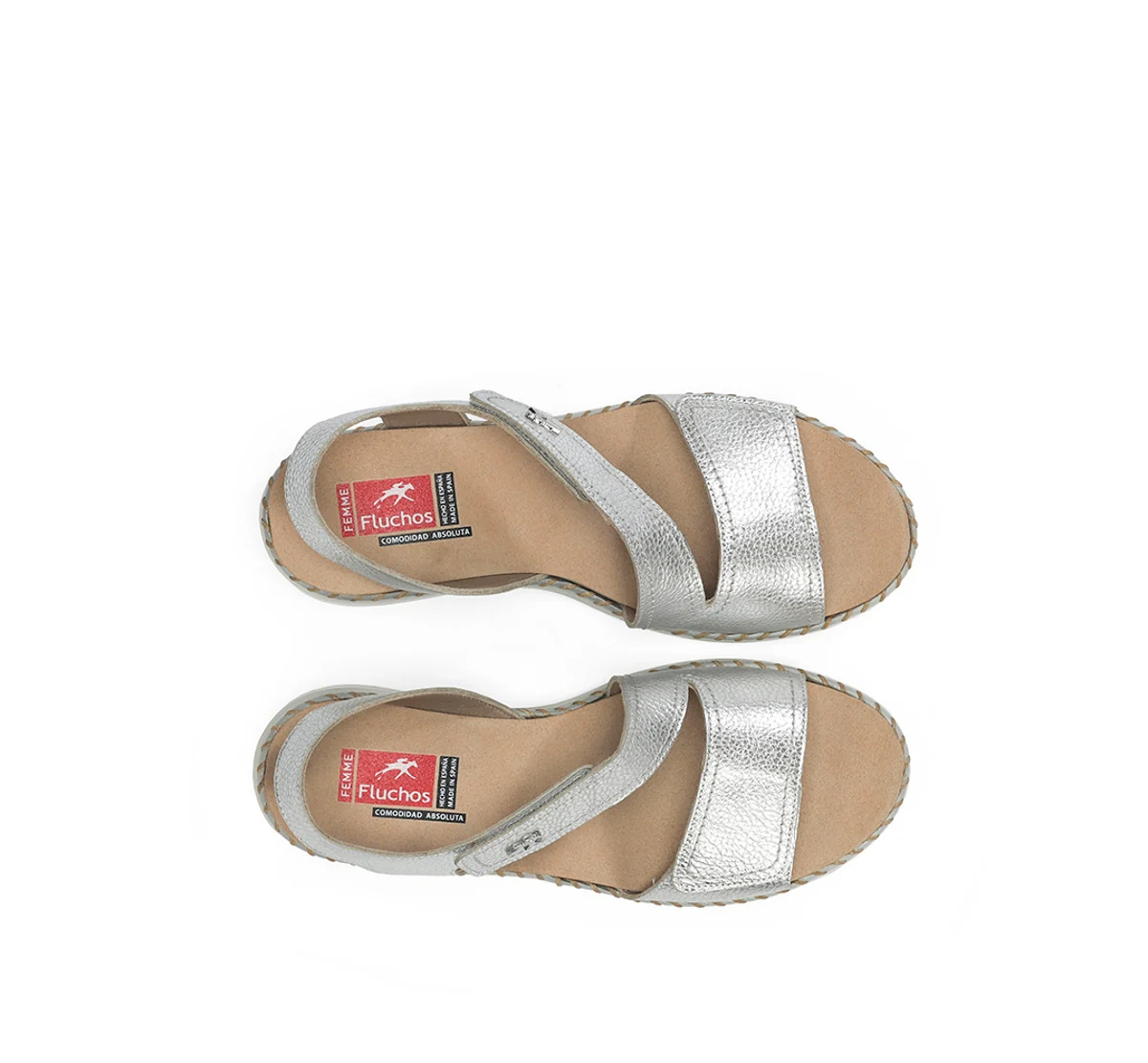 LEZA F2137 Silberne Sandale - Image 5