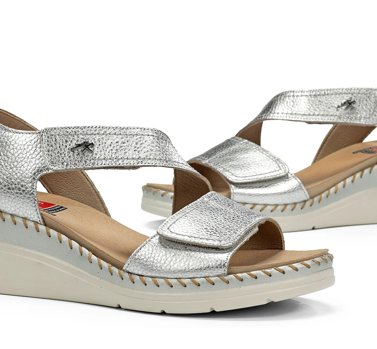 LEZA F2137 Silberne Sandale - Image 7