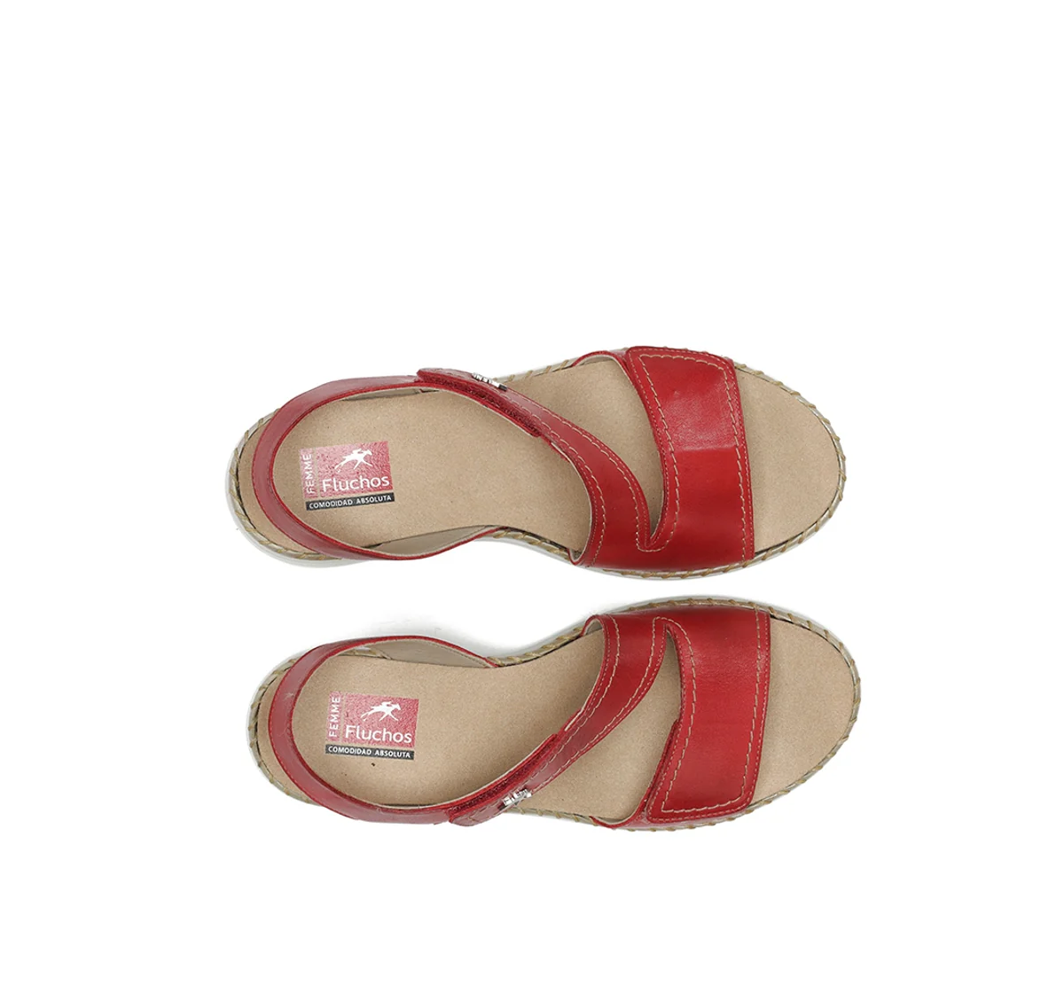 LEZA F2137 Roter Sandale - Image 5