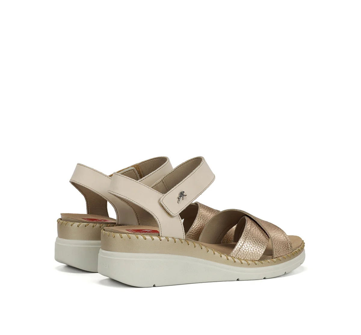 LEZA F2139 Goldener Sandale - Image 3
