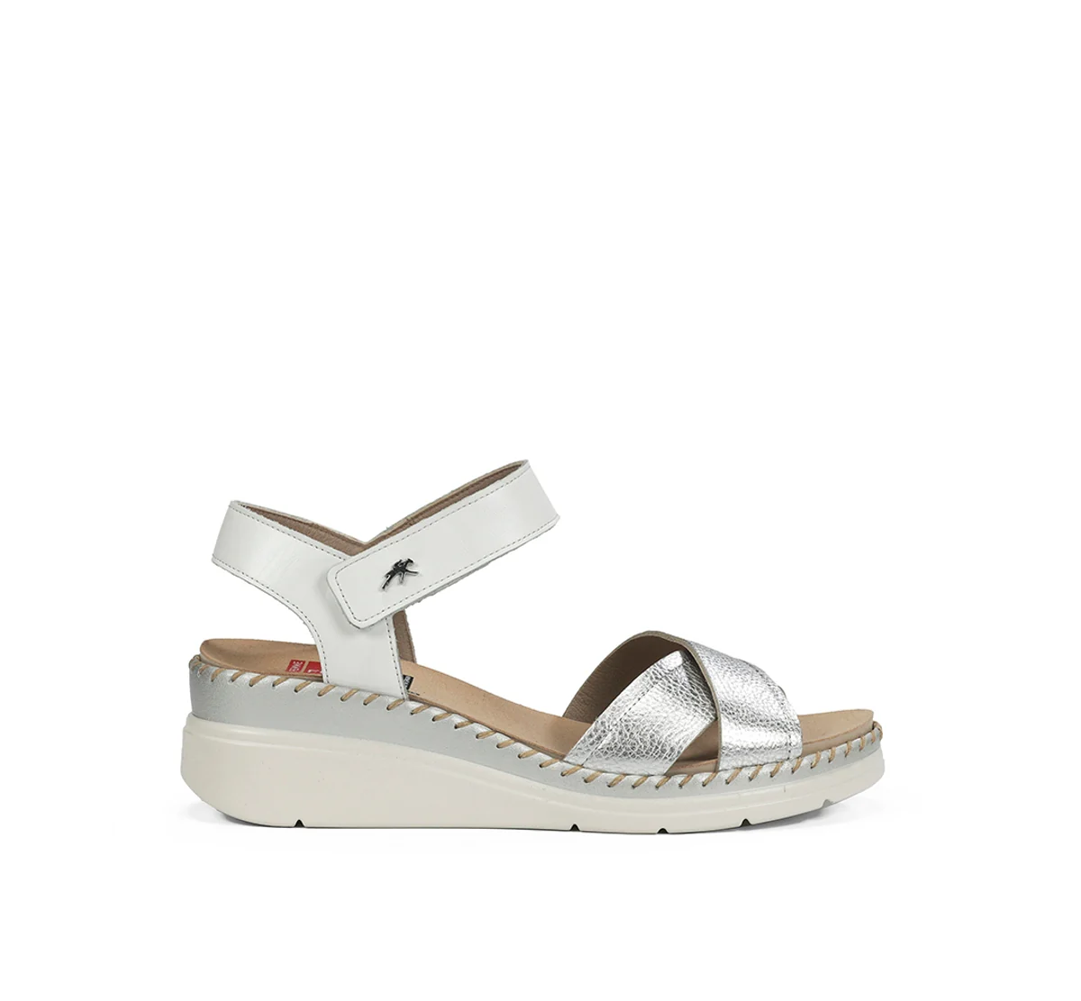 LEZA F2139 Silberne Sandale