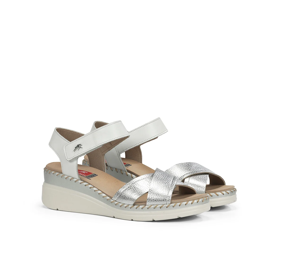 LEZA F2139 Silberne Sandale - Image 2