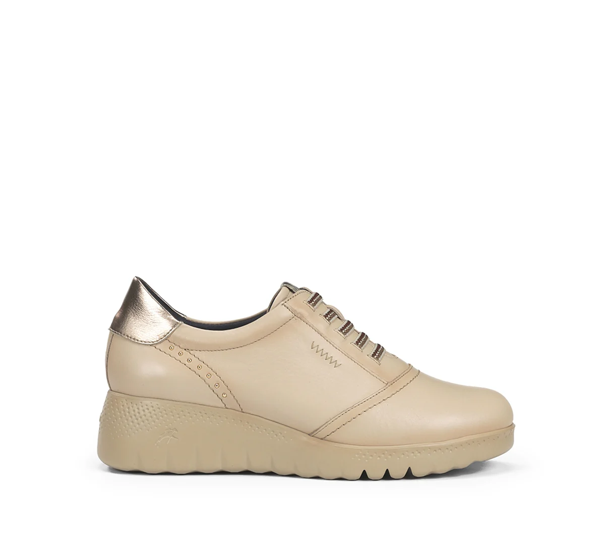 LIVE F2096 Taupe Turnschuhe