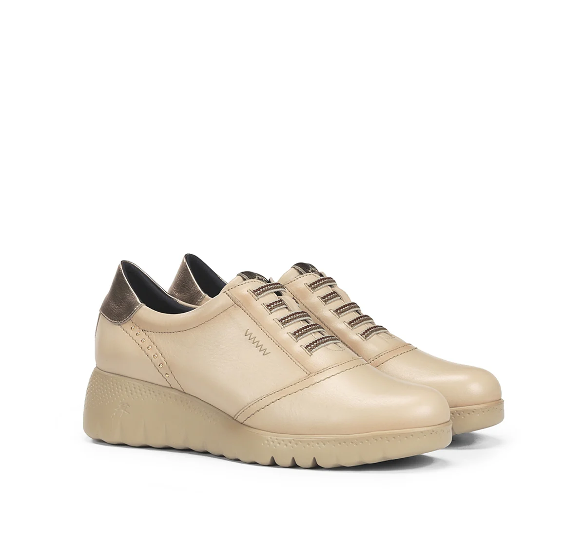 LIVE F2096 Taupe Turnschuhe - Image 2