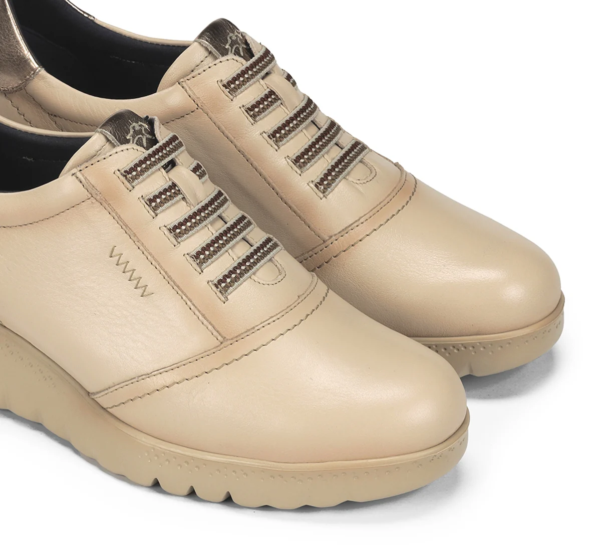 LIVE F2096 Taupe Turnschuhe - Image 6