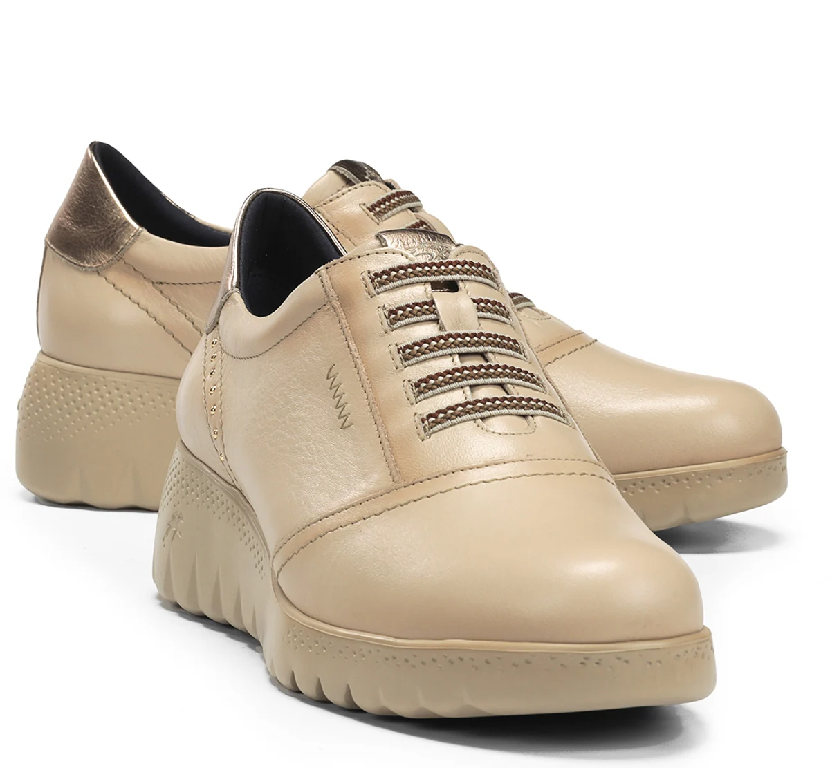 LIVE F2096 Taupe Turnschuhe - Image 7