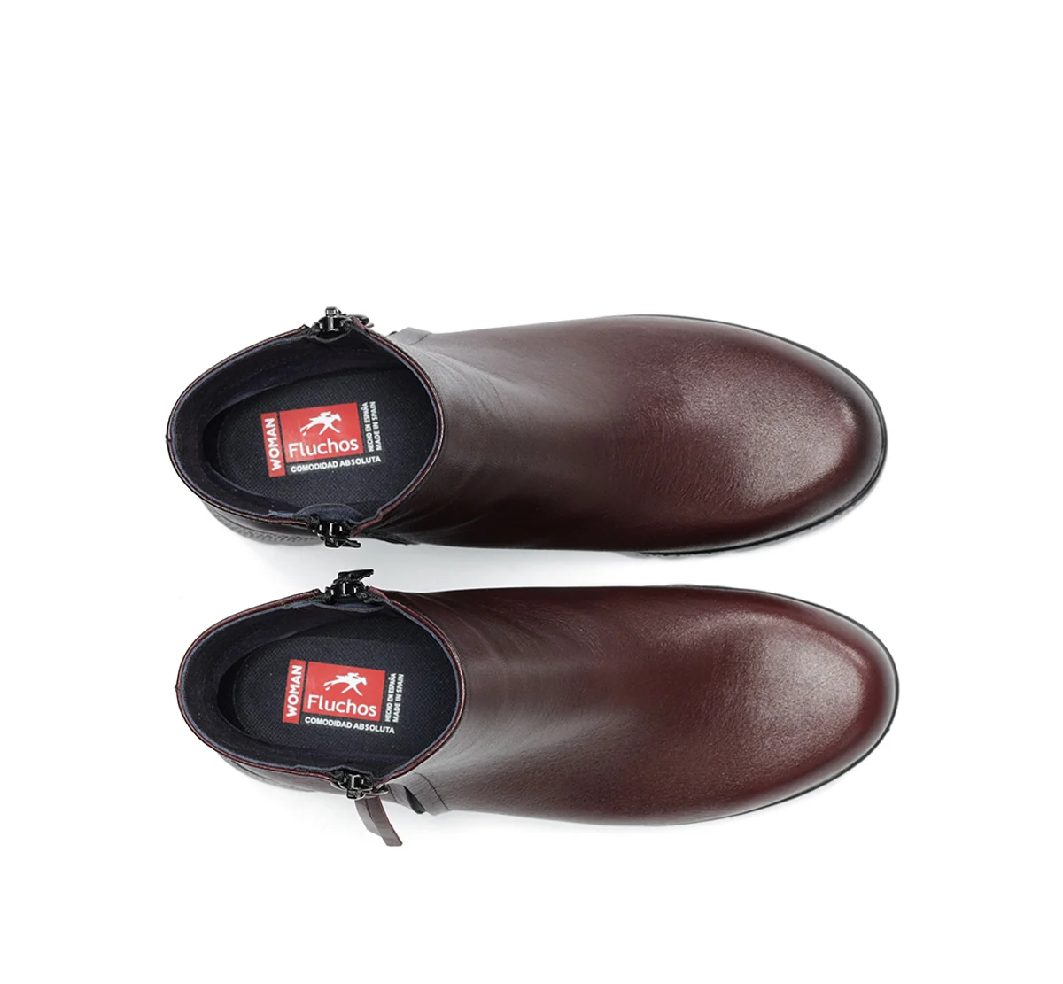 LIVE F2100 Burgunderfarbe Stiefeletten - Image 5