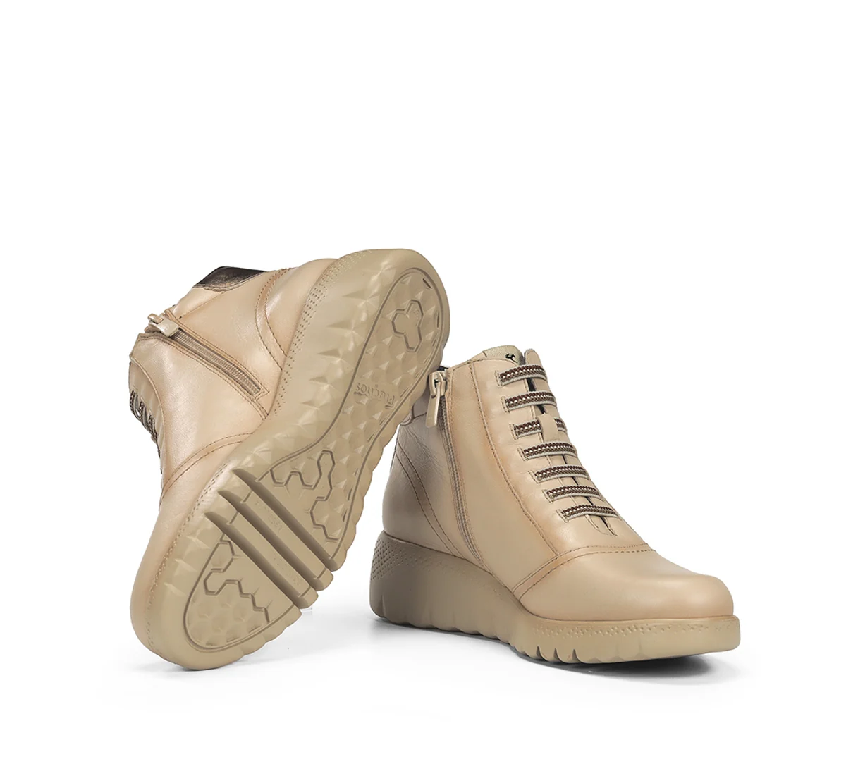 LIVE F2246 Taupe Stiefeletten - Image 4