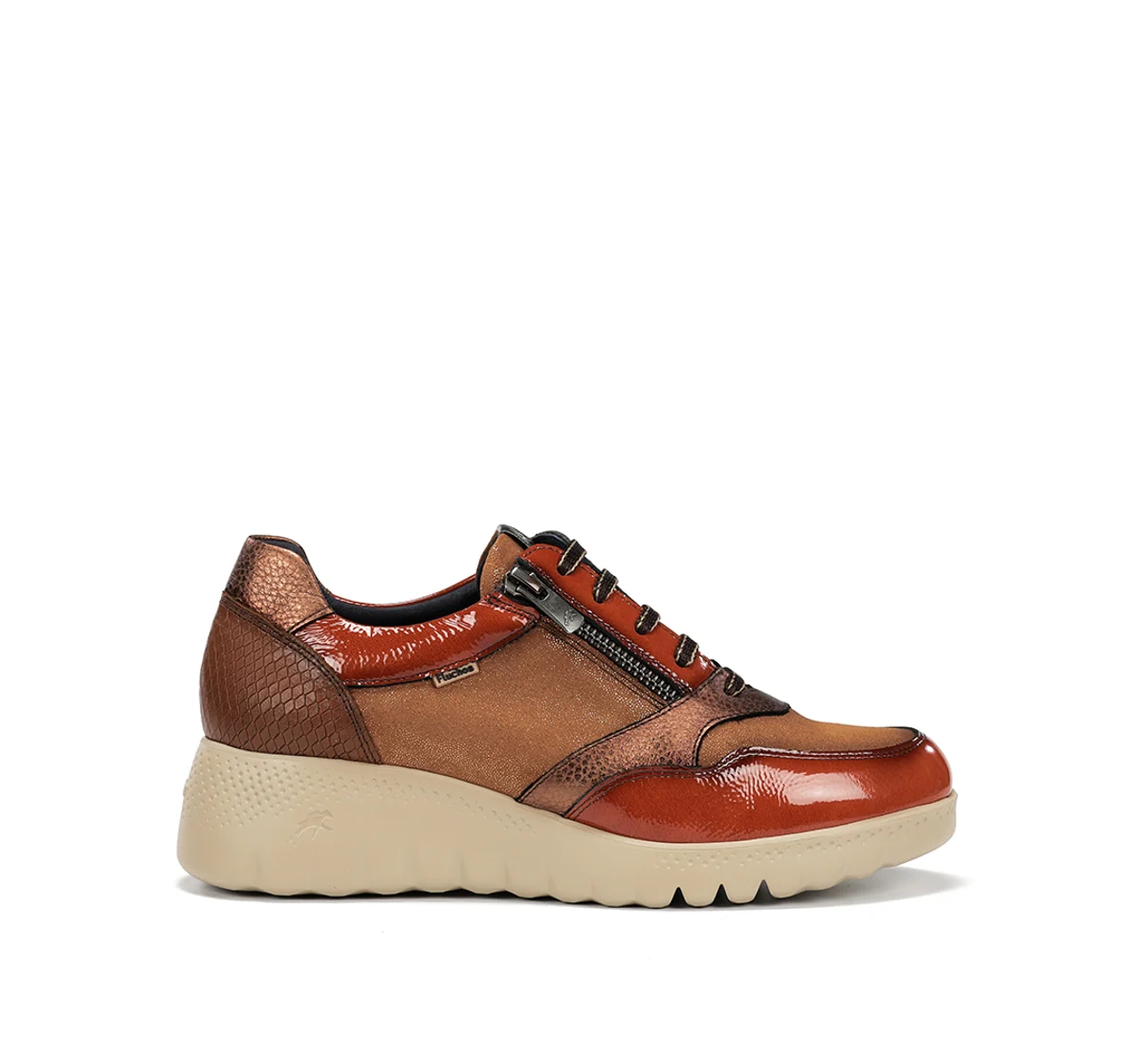 LIVE F2248 Brauner Turnschuhe