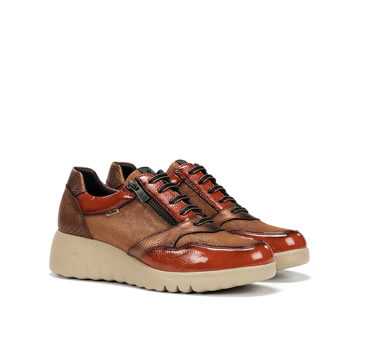 LIVE F2248 Brauner Turnschuhe - Image 2