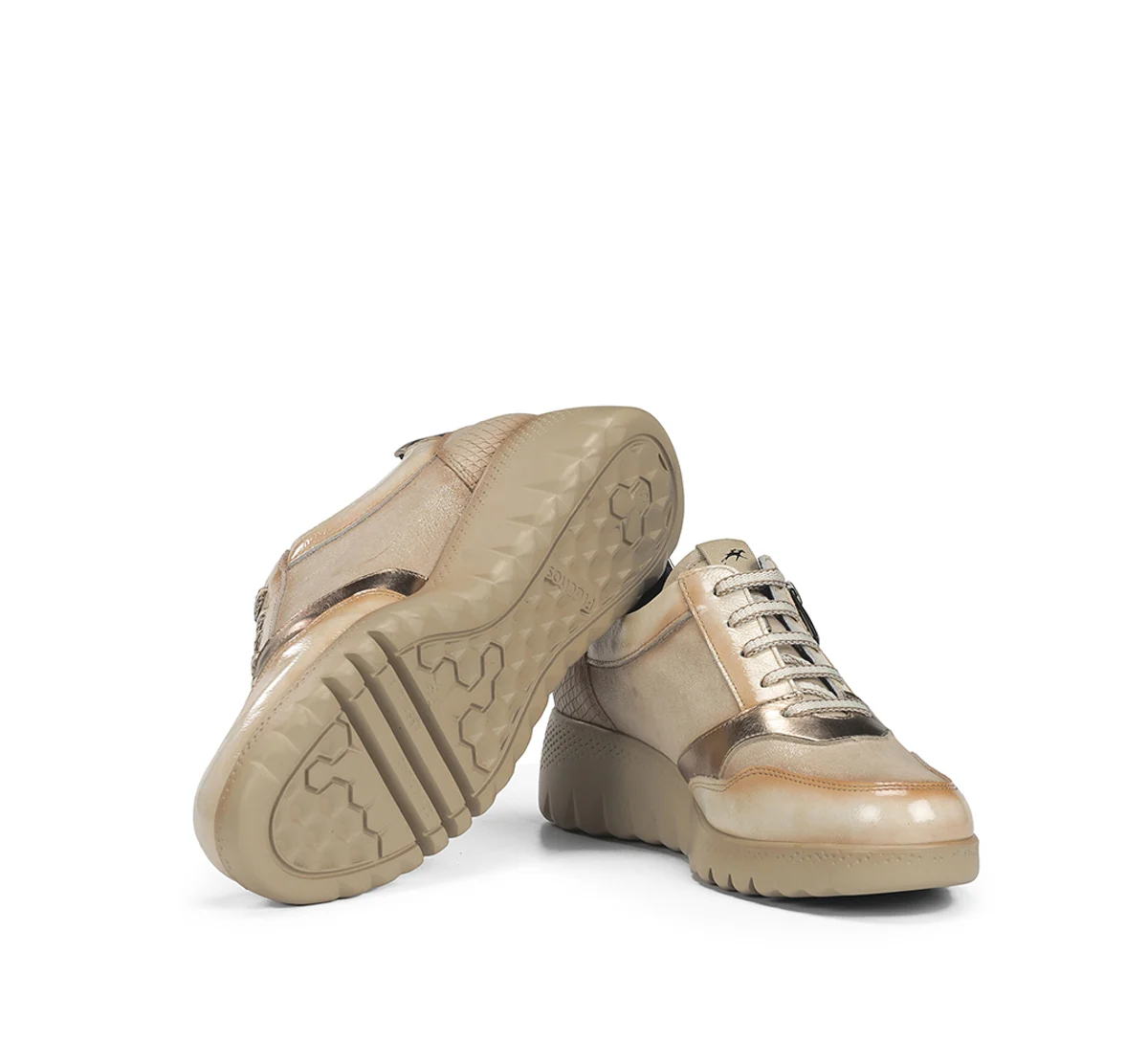LIVE F2248 Taupe Turnschuhe - Image 4