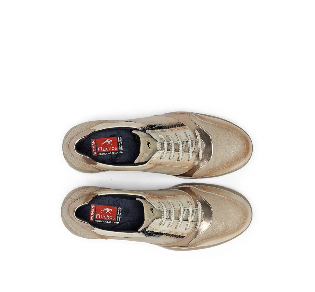 LIVE F2248 Taupe Turnschuhe - Image 5
