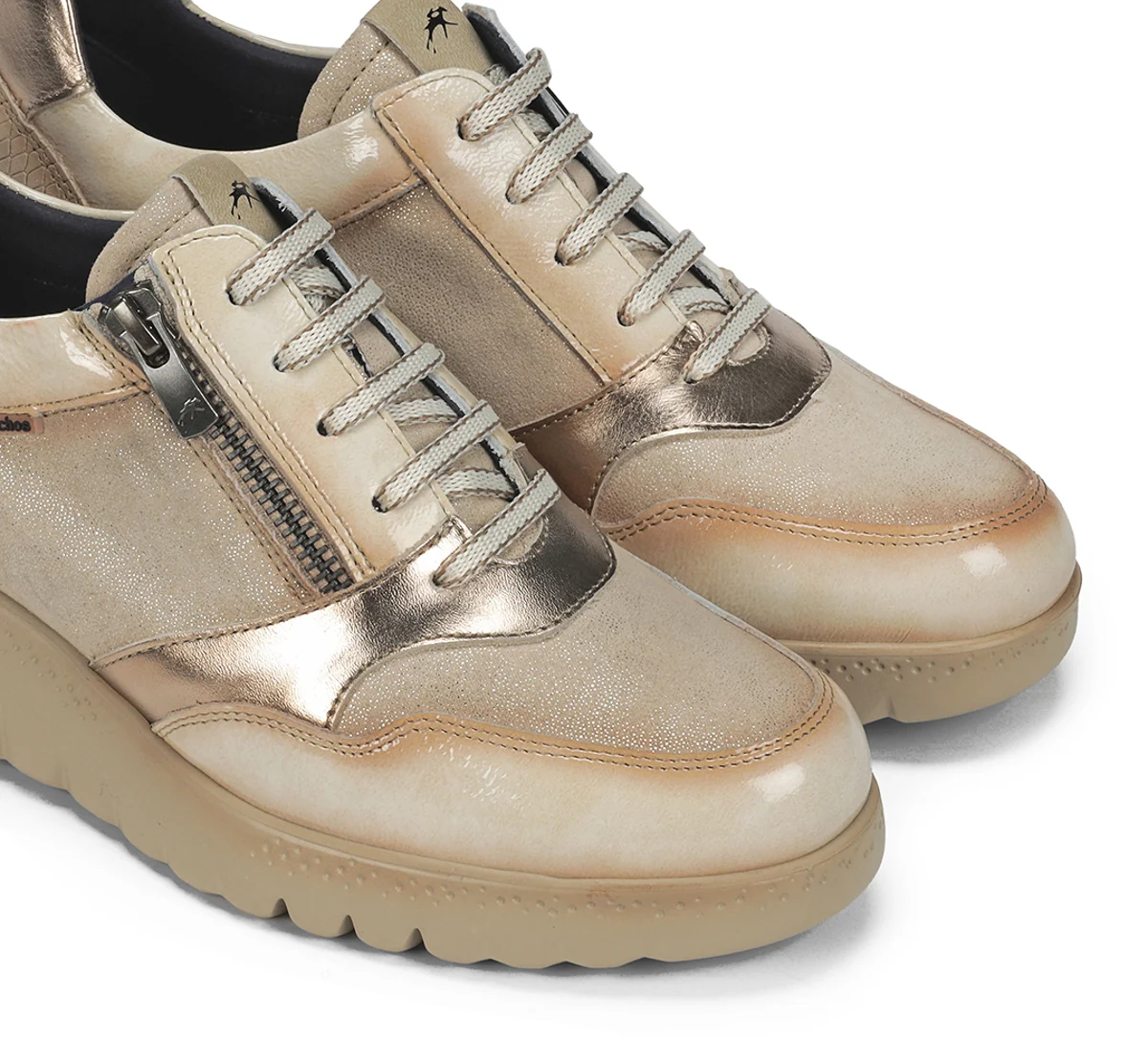 LIVE F2248 Taupe Turnschuhe - Image 6