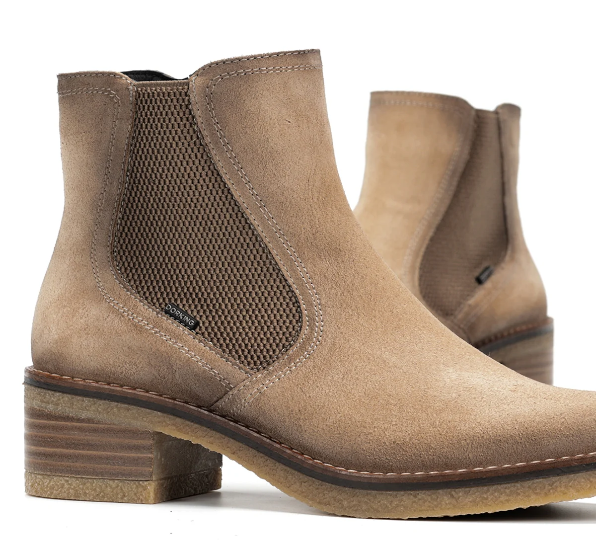 LUCERO D9542 Taupe Stidefeletten - Image 7