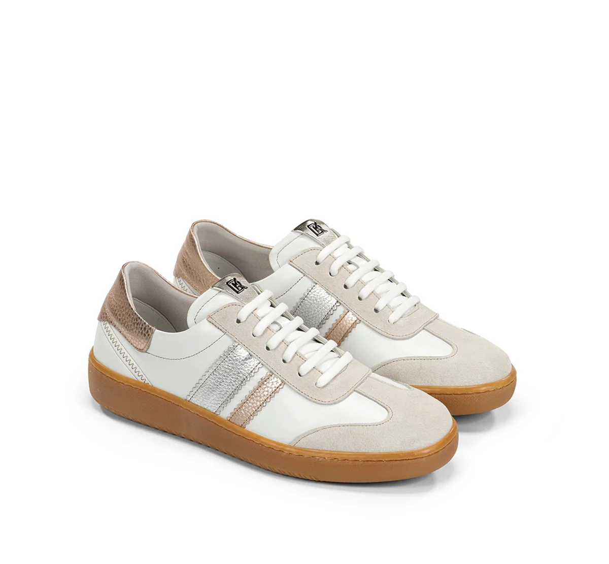 LYNN D9476 Taupe Turnschuhe - Image 4