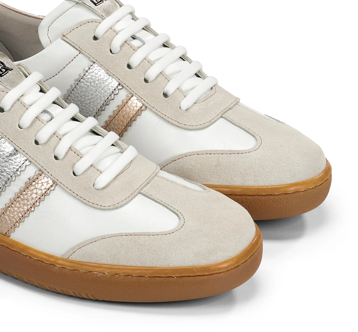 LYNN D9476 Taupe Turnschuhe - Image 5