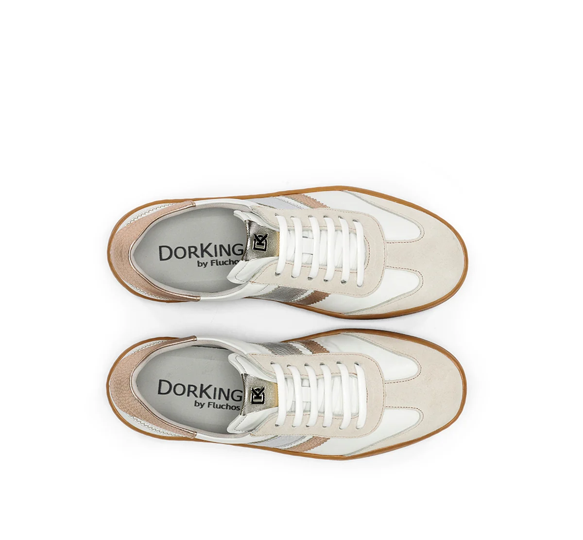 LYNN D9476 Taupe Turnschuhe - Image 6