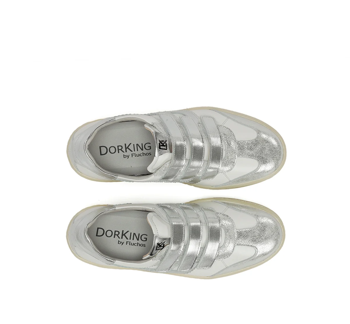 LYNN D9610 Silberne Turnschuhe - Image 5