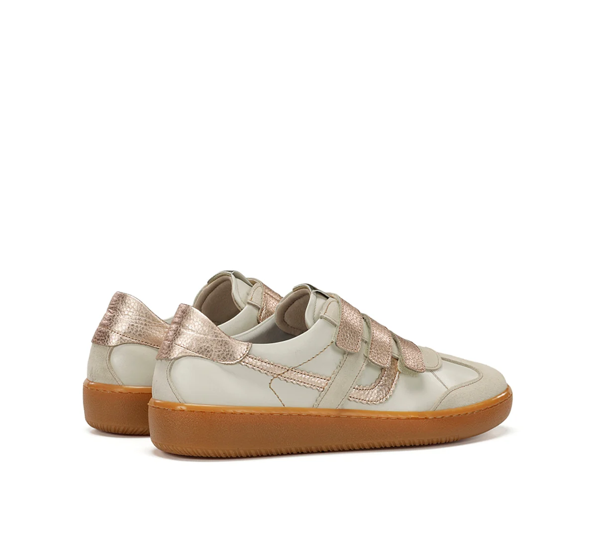 LYNN D9610 Taupe Turnschuhe - Image 3