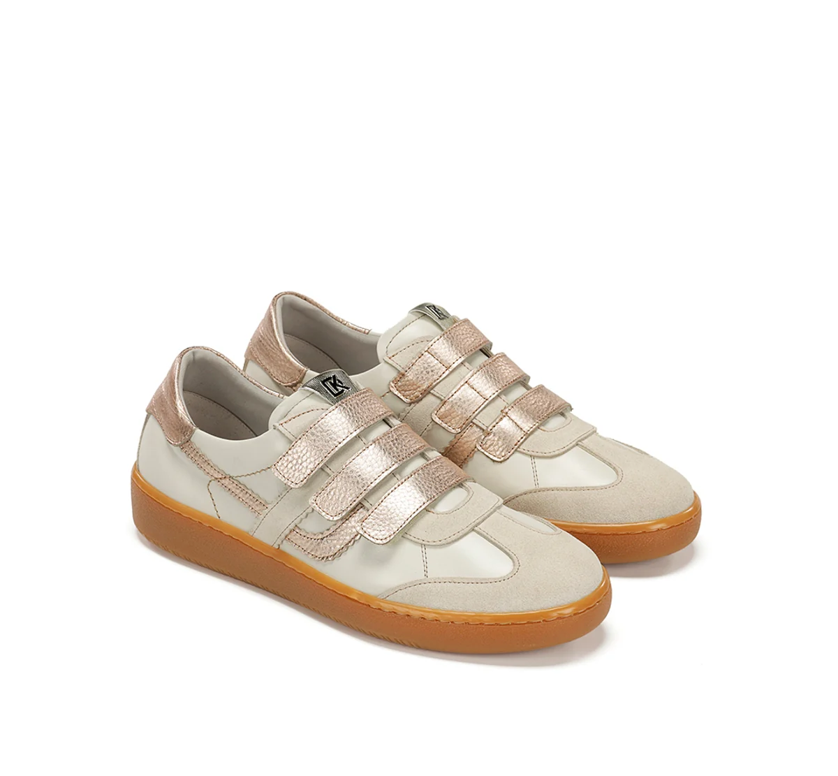 LYNN D9610 Taupe Turnschuhe - Image 4