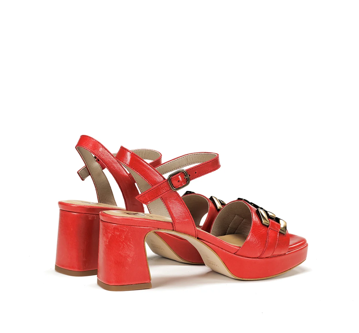 LYRA D9253 Roter Sandale - Image 3