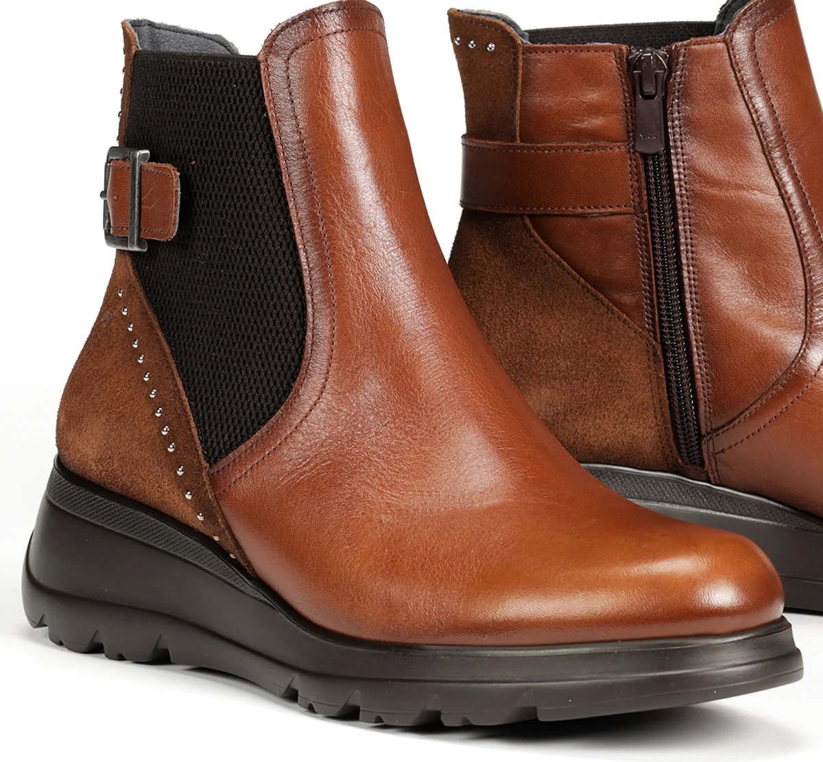 MELLEA F1529 Brauner Stiefeletten - Image 14