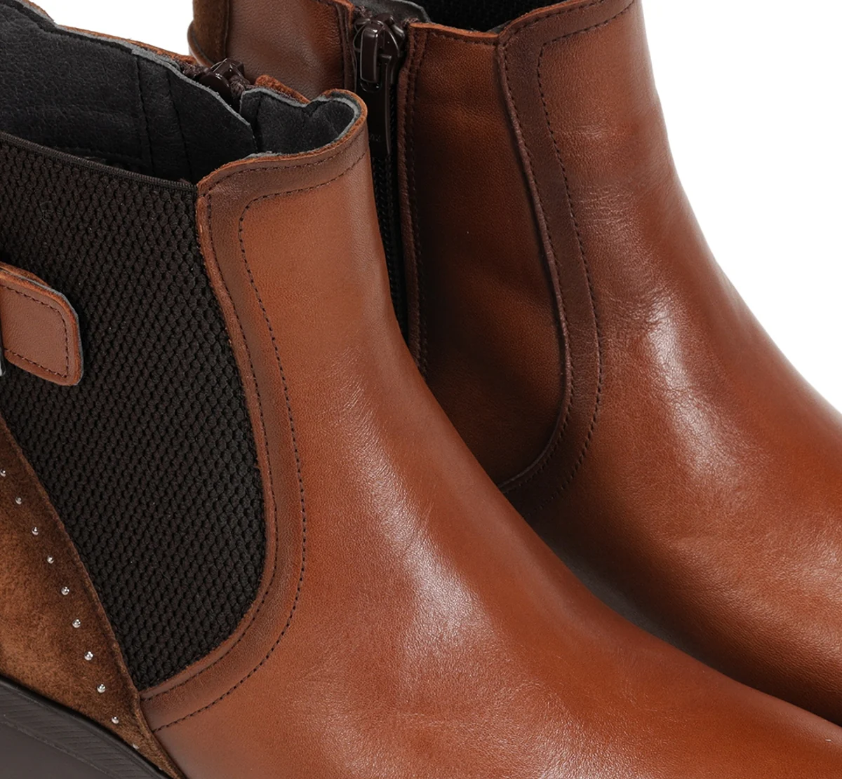 MELLEA F1529 Brauner Stiefeletten - Image 5