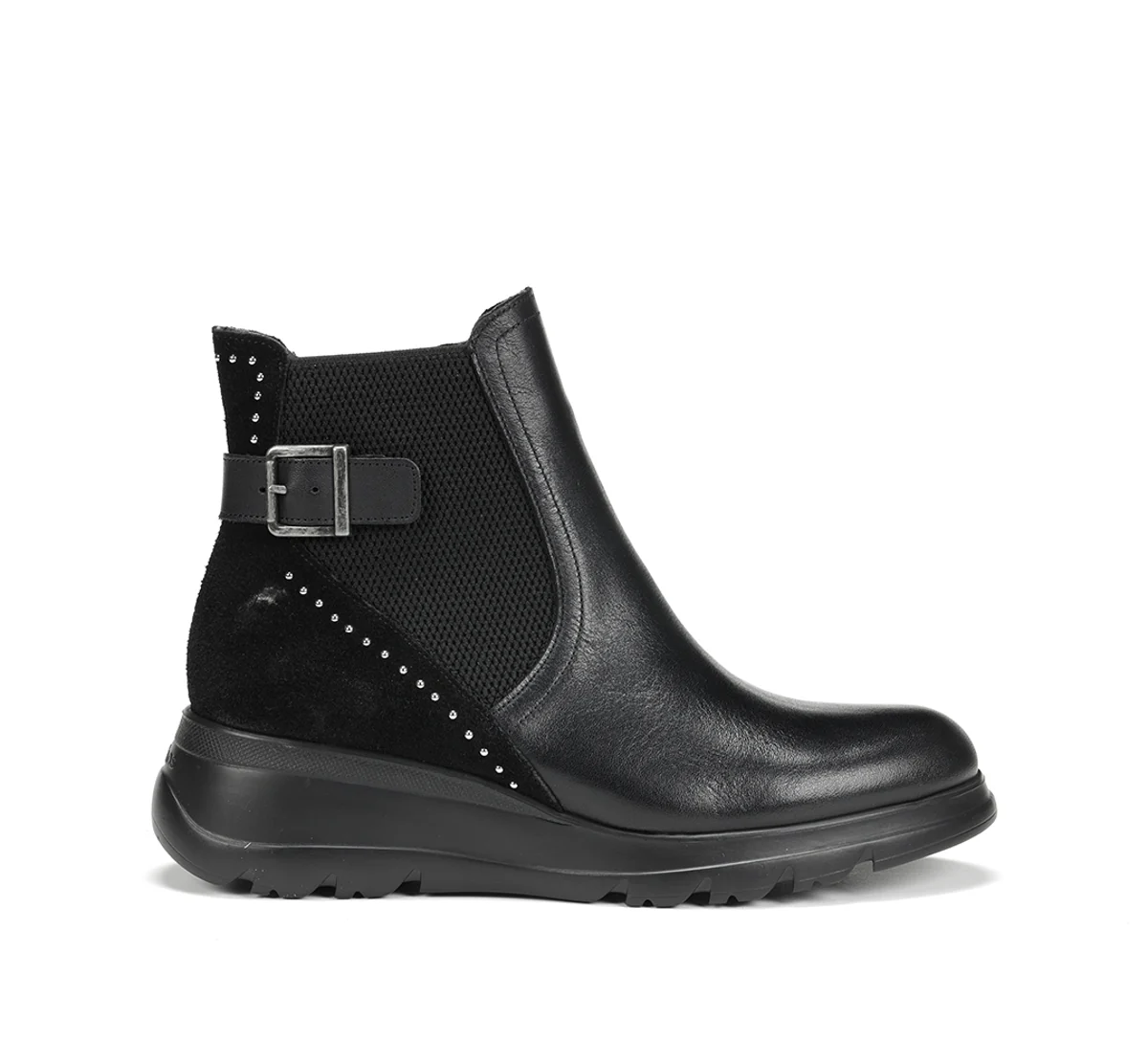 MELLEA F1529 Schwarze Stiefeletten