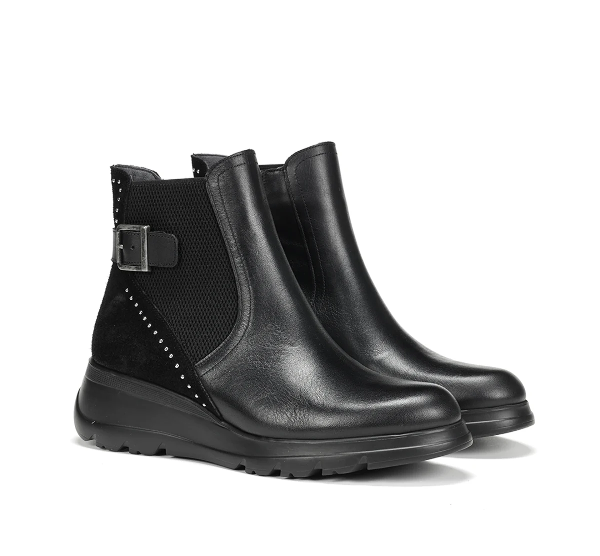 MELLEA F1529 Schwarze Stiefeletten - Image 2