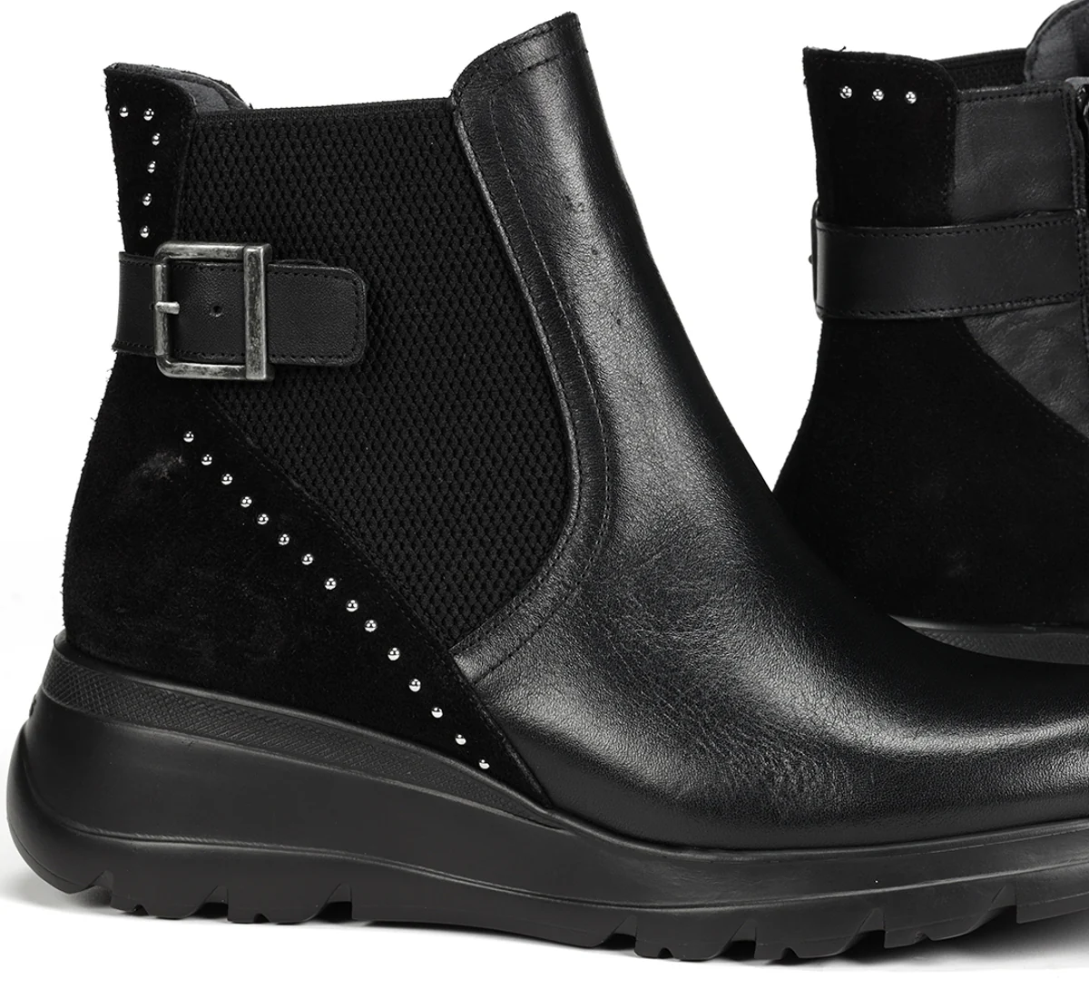 MELLEA F1529 Schwarze Stiefeletten - Image 6