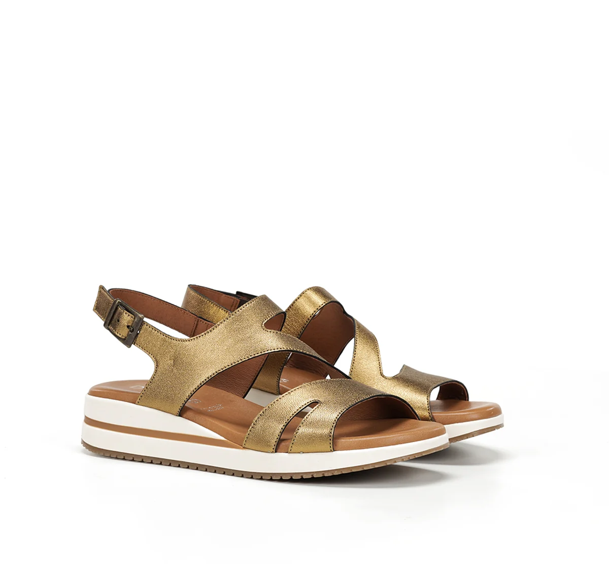 MERLO D9688 Goldener Sandale - Image 2