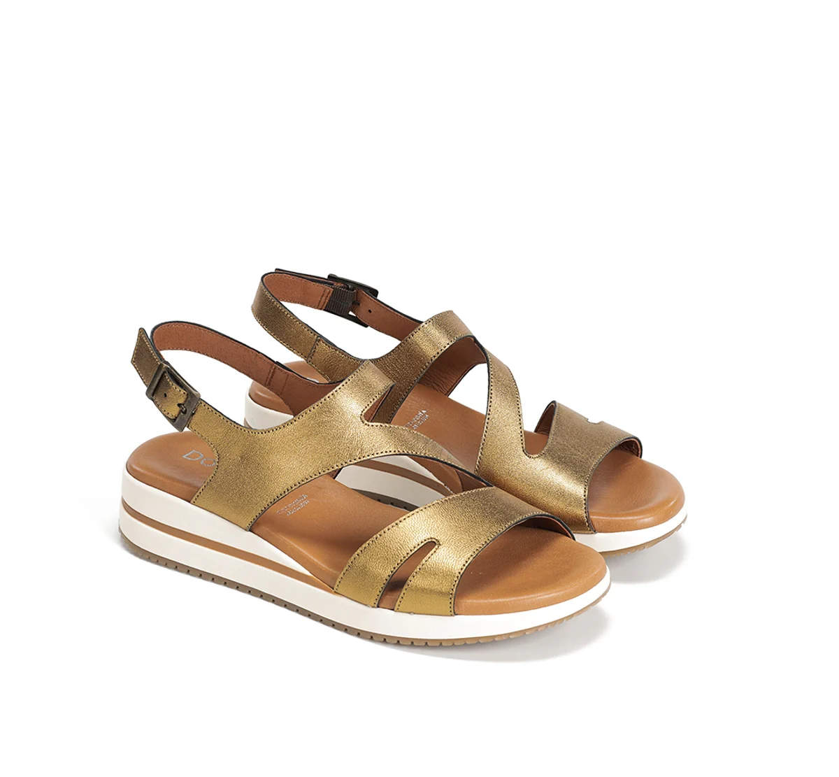 MERLO D9688 Goldener Sandale - Image 4