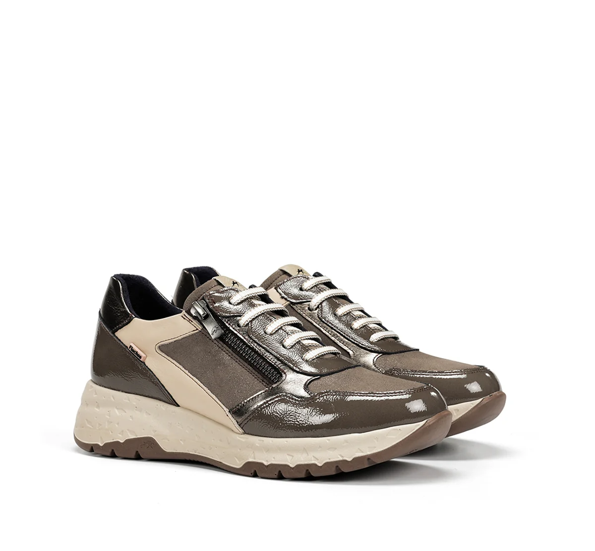 NEXUS F2308 Taupe Turnschuhe - Image 2