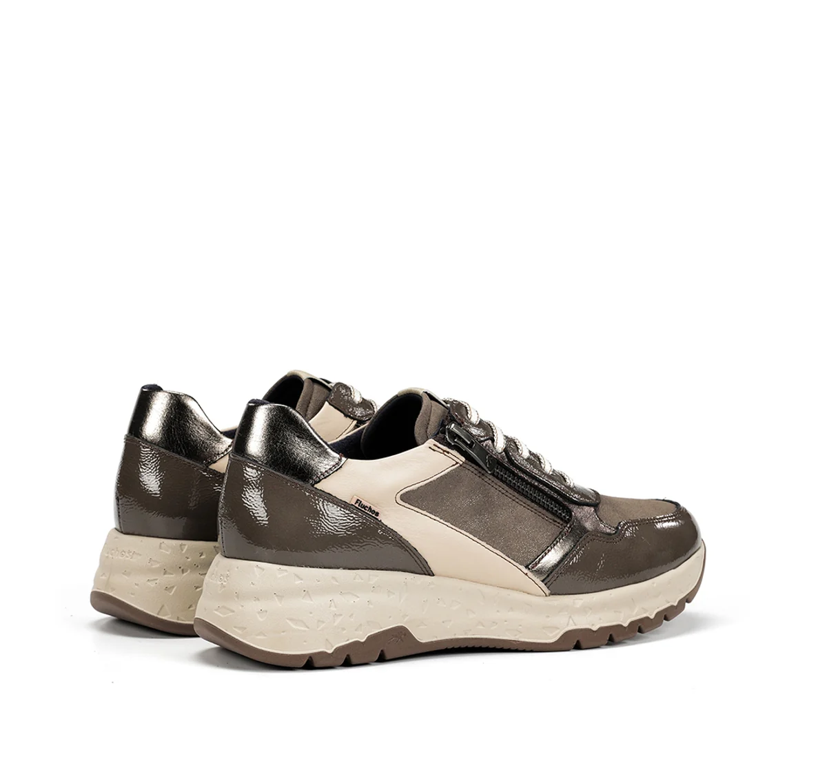 NEXUS F2308 Taupe Turnschuhe - Image 3