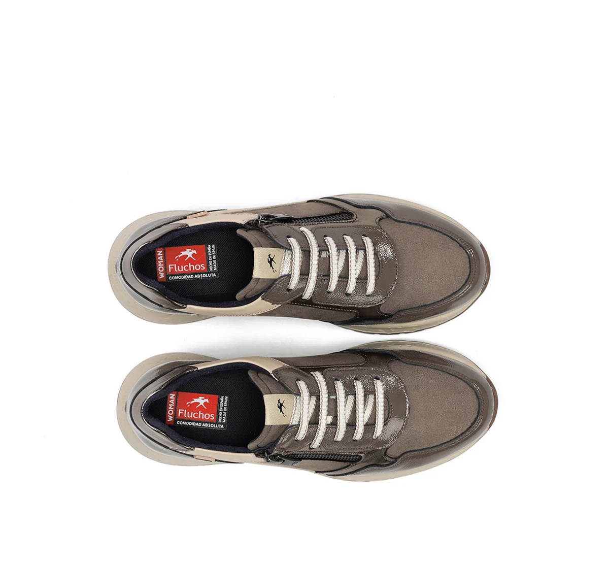 NEXUS F2308 Taupe Turnschuhe - Image 5