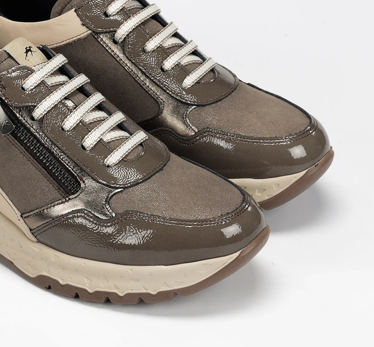 NEXUS F2308 Taupe Turnschuhe - Image 6