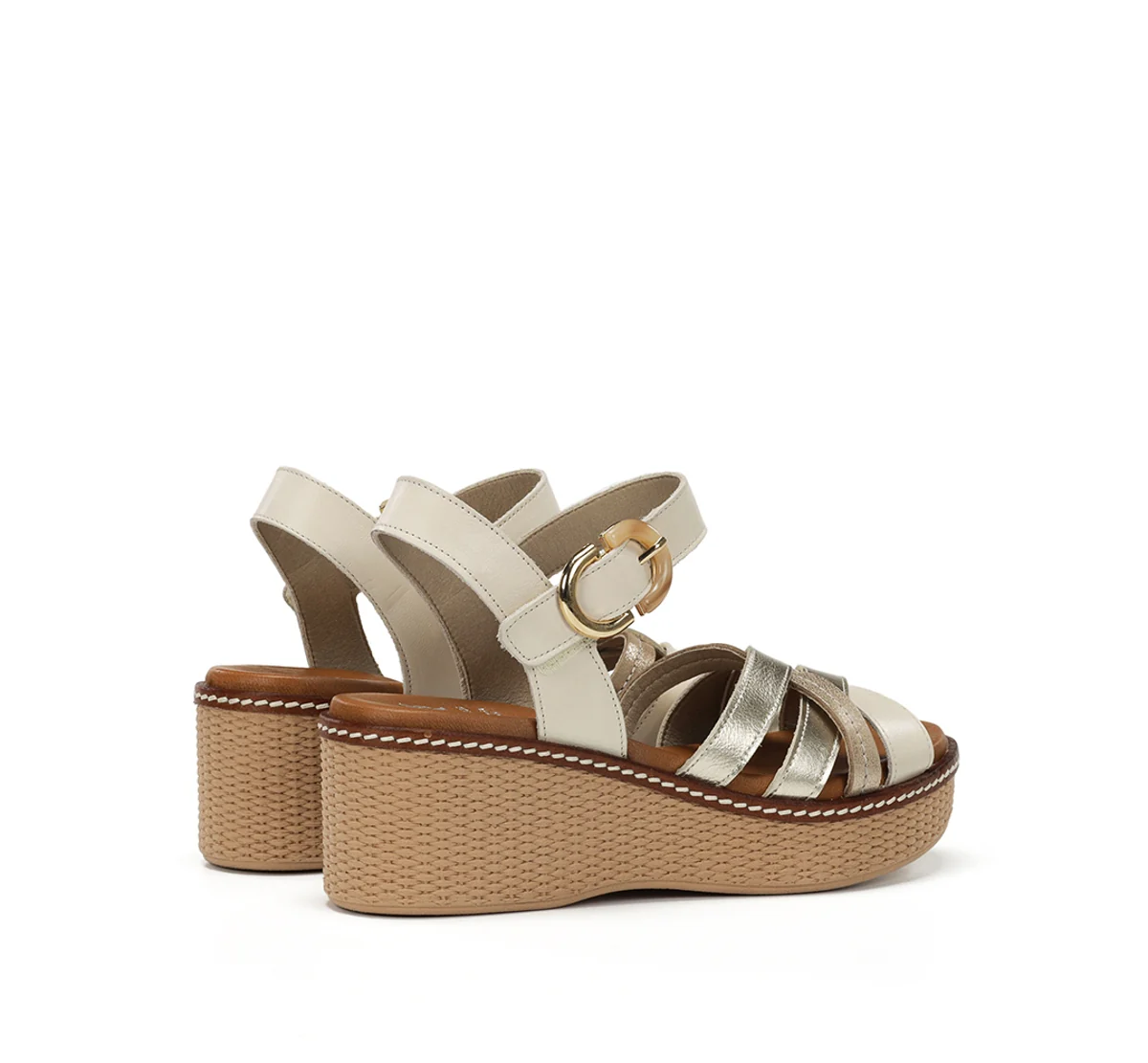 NIDO D9639 Taupe Sandale - Image 3