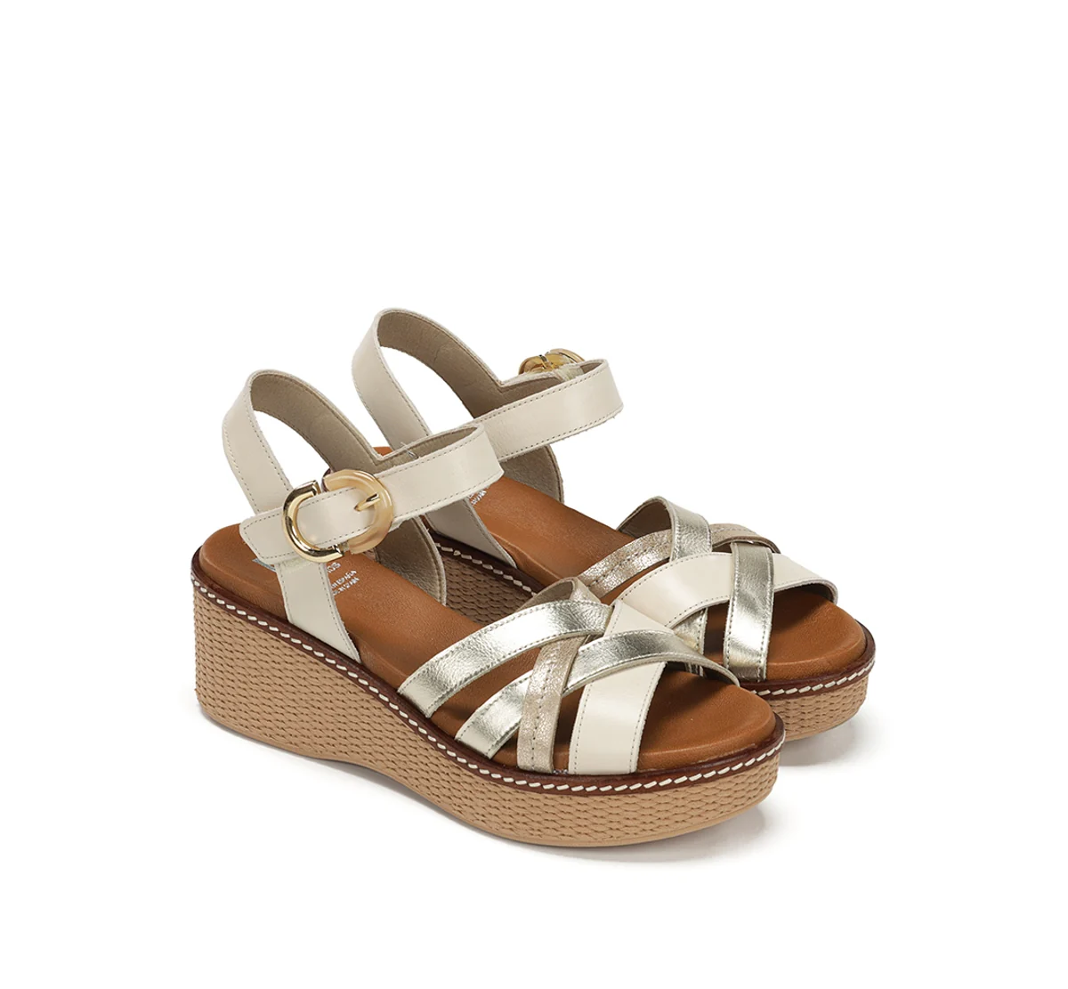 NIDO D9639 Taupe Sandale - Image 4