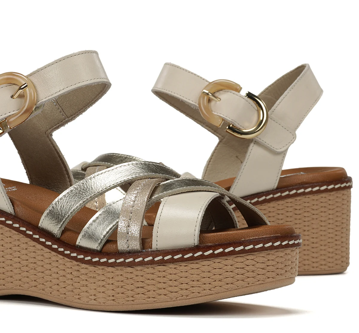 NIDO D9639 Taupe Sandale - Image 7