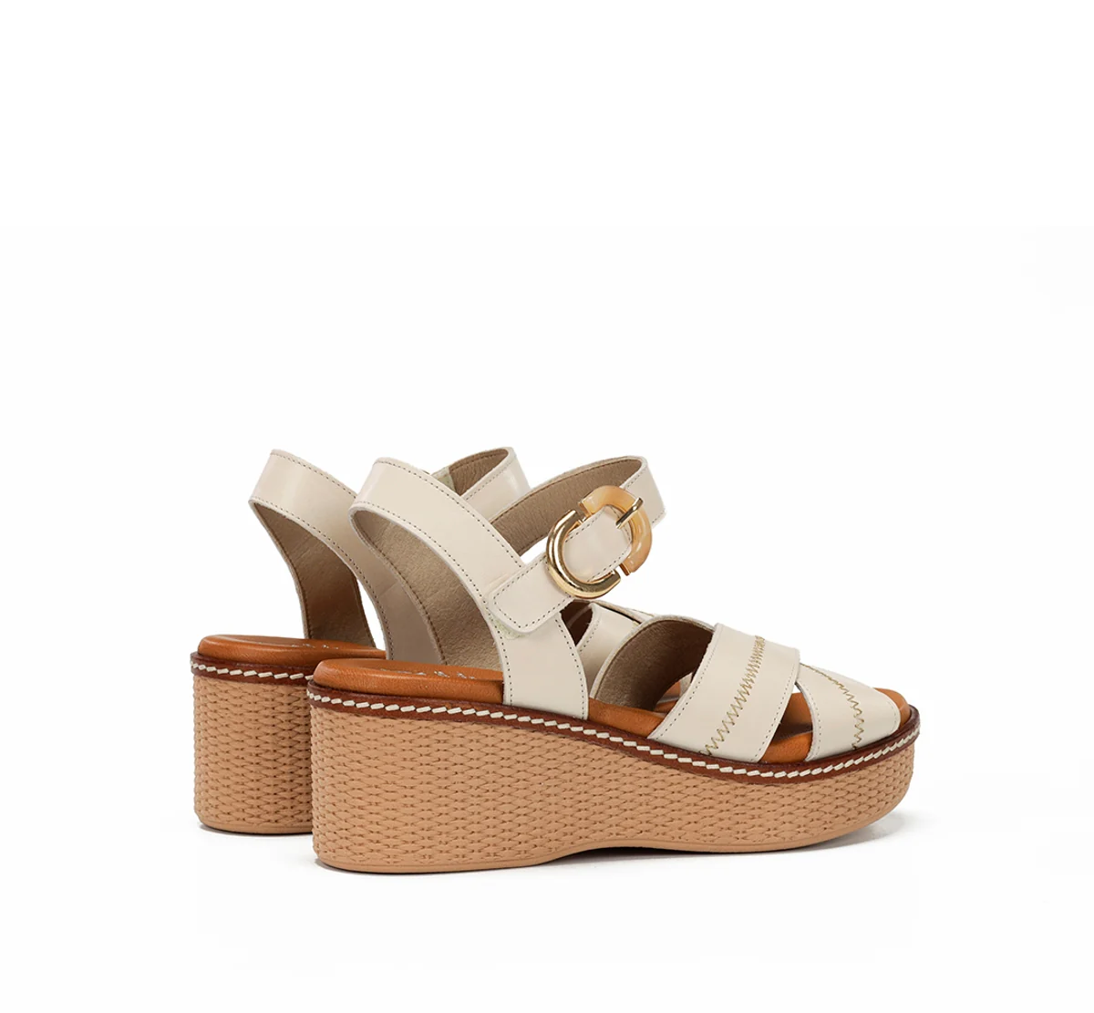NIDO D9640 Taupe Sandale - Image 3