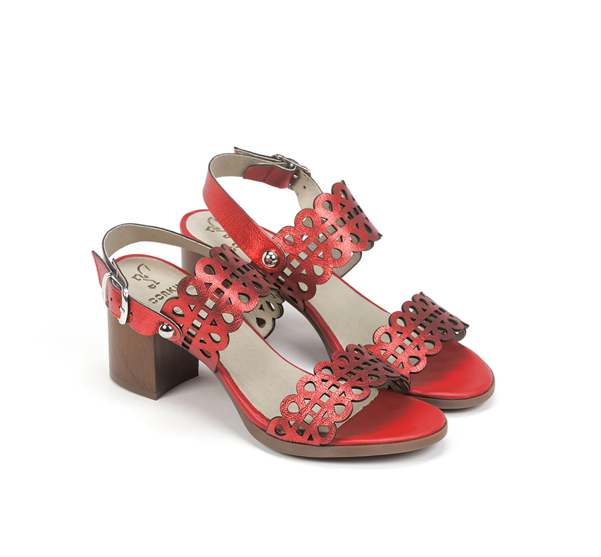 NORQUI D8173 Rosa Heeled-Schuh - Image 4