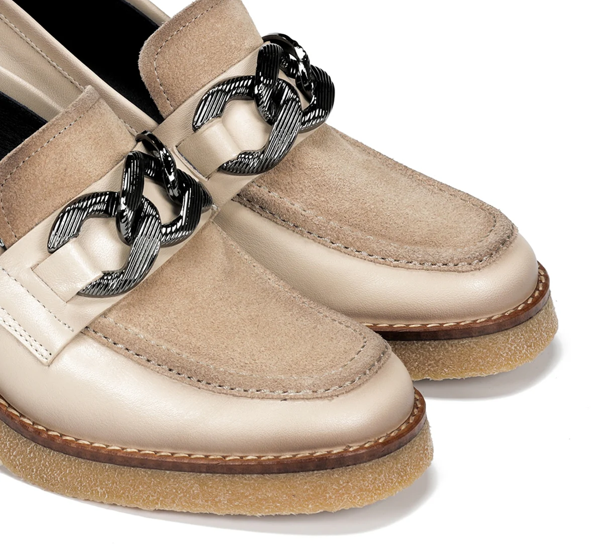 OPRAH D9193 Taupe Mokassin - Image 6