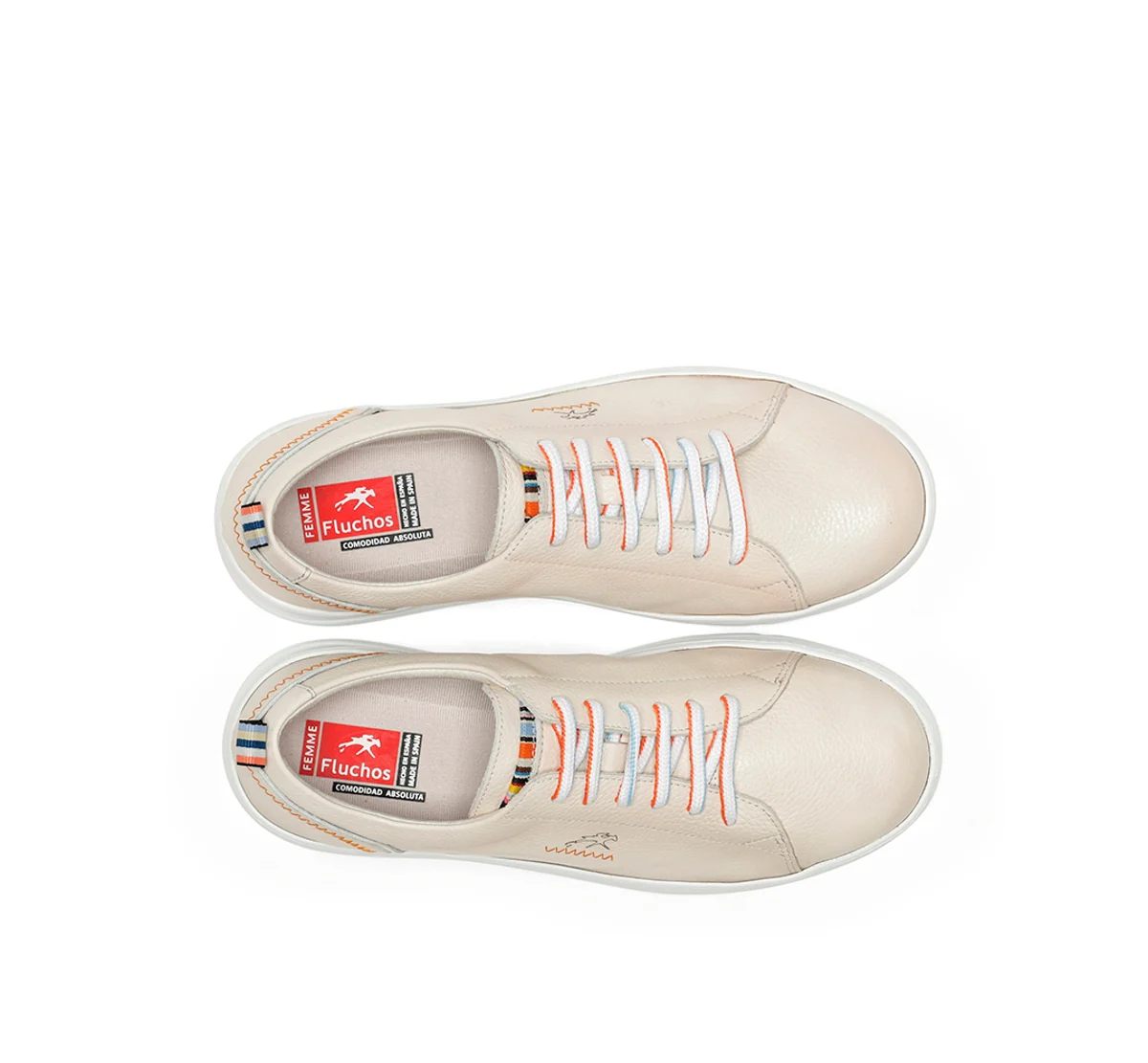 POMPAS F1422 Weißer Turnschuhe - Image 6