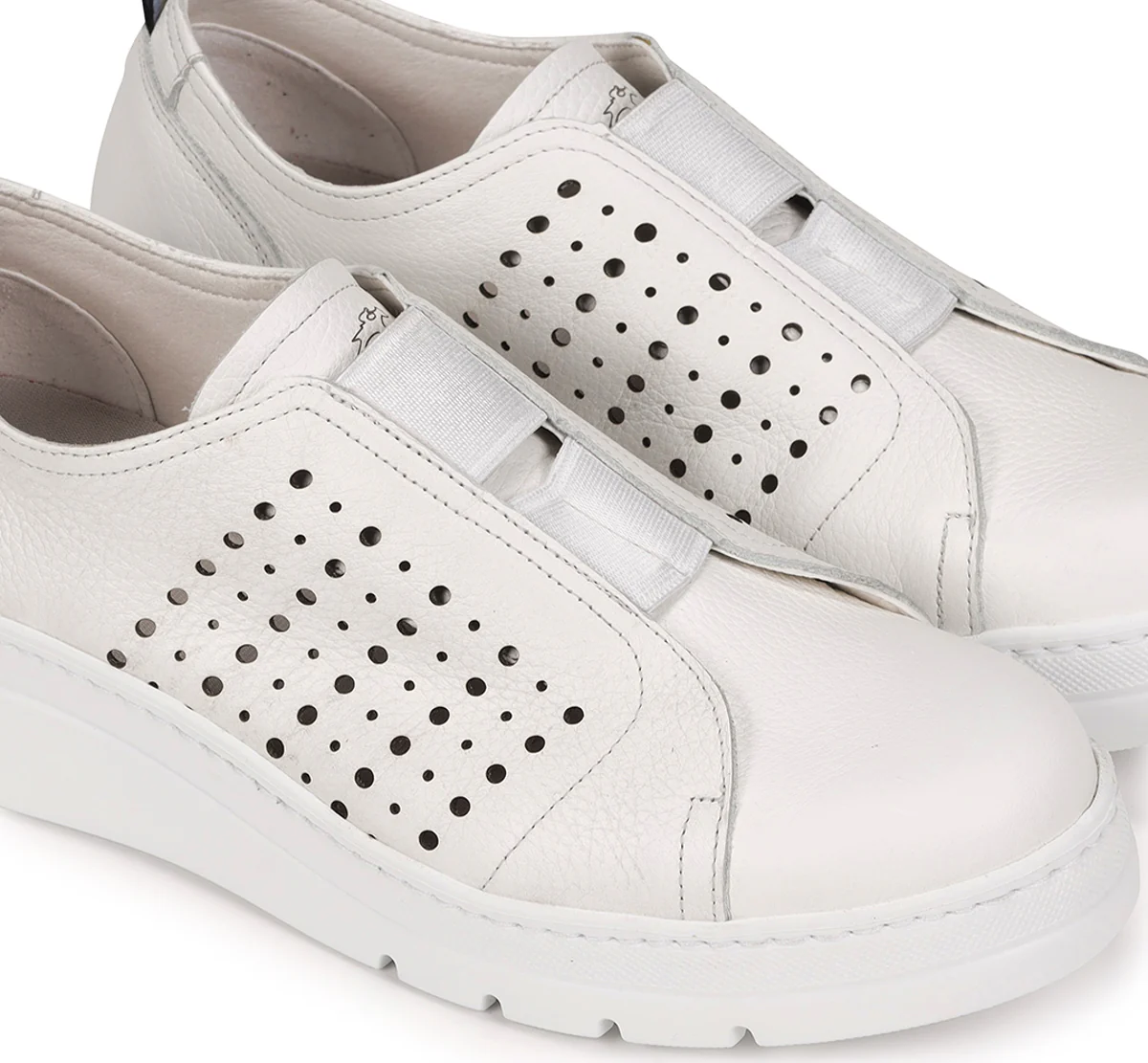 POMPAS F1423 Weißer Turnschuhe - Image 4