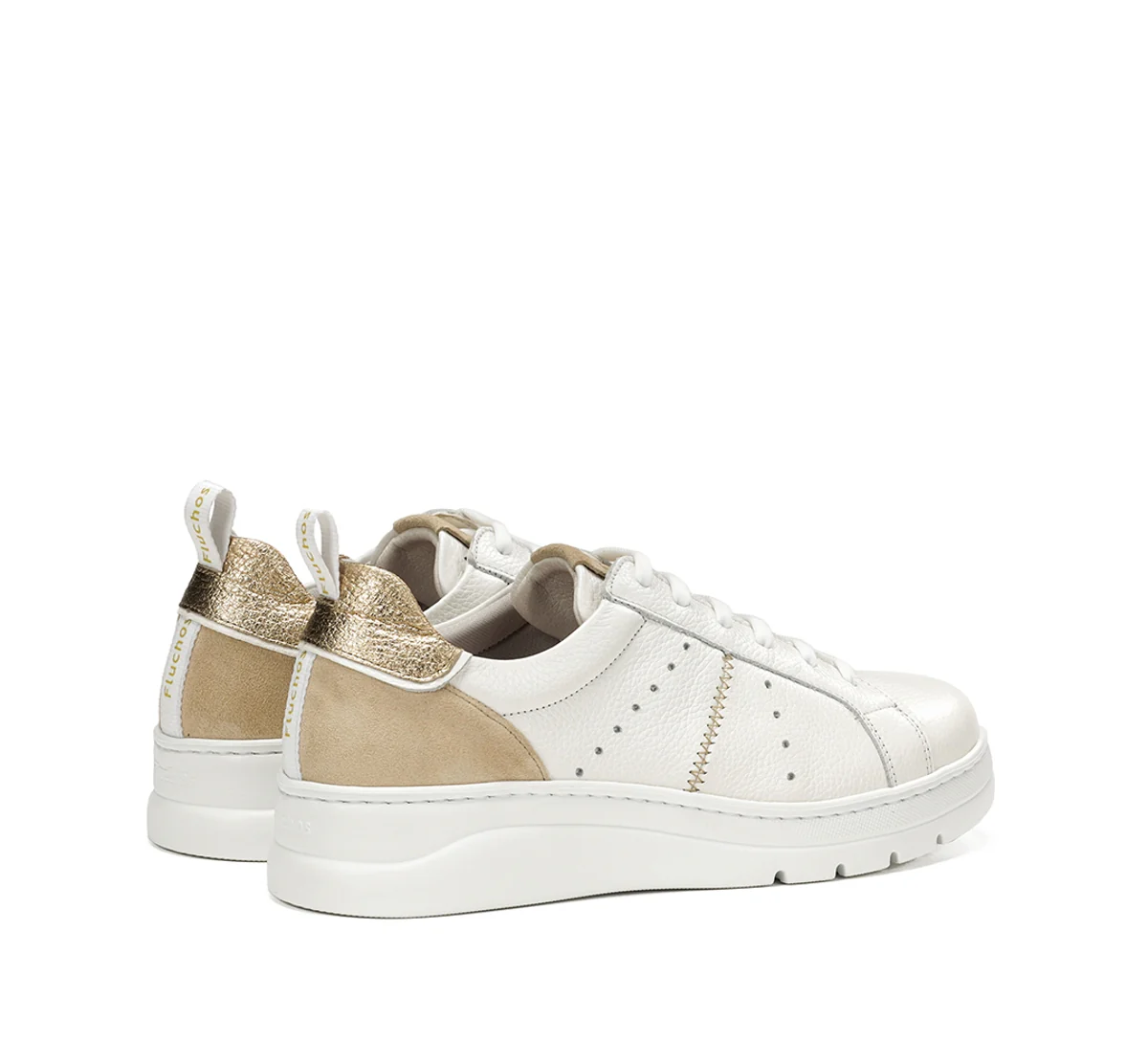 POMPAS F1665 Weißer Turnschuhe - Image 3