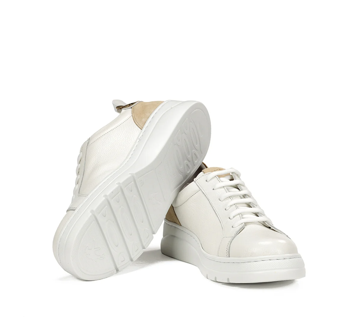 POMPAS F1665 Weißer Turnschuhe - Image 4