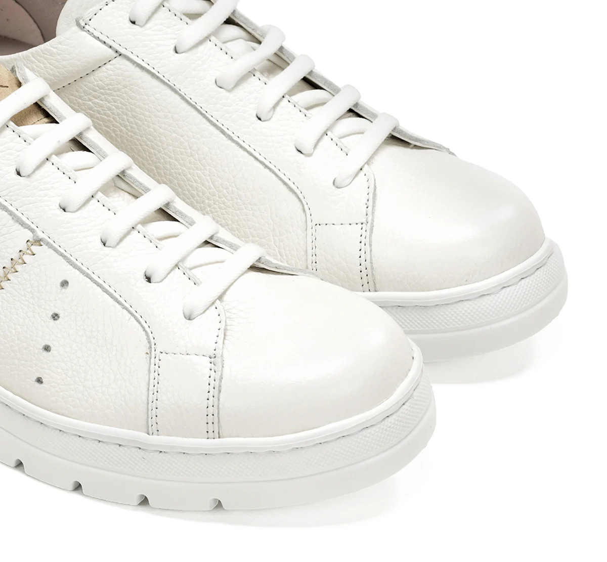POMPAS F1665 Weißer Turnschuhe - Image 5