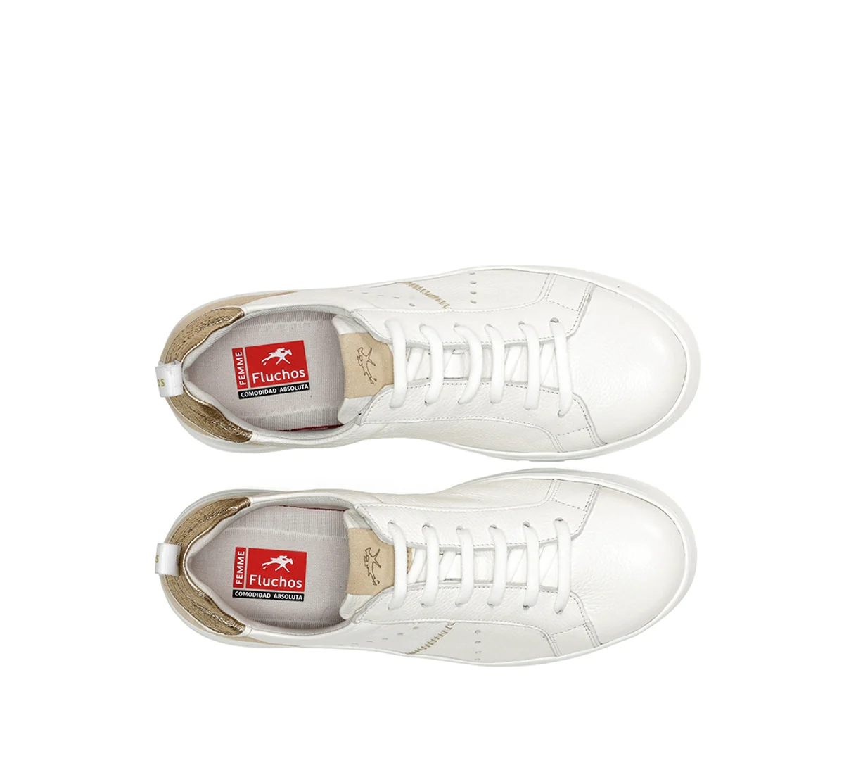 POMPAS F1665 Weißer Turnschuhe - Image 7