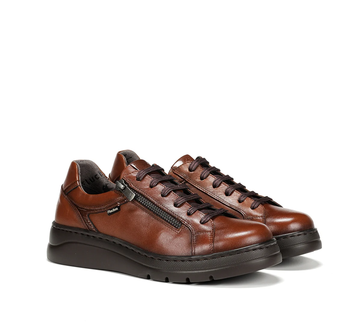 POMPAS F1666 Brauner Turnschuhe - Image 2