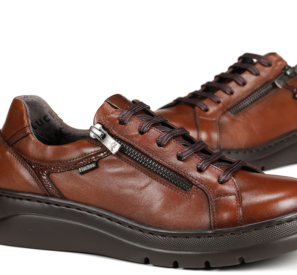 POMPAS F1666 Brauner Turnschuhe - Image 6